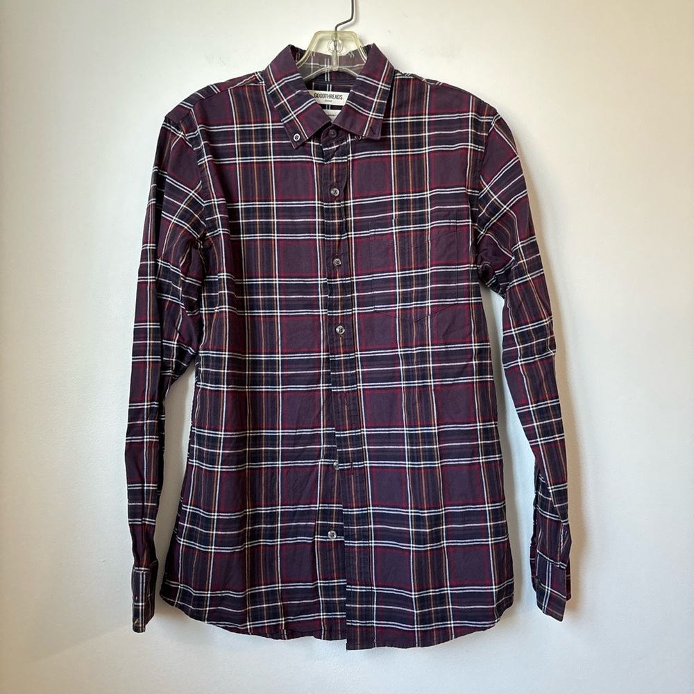 Good threads Oxford plaid button up